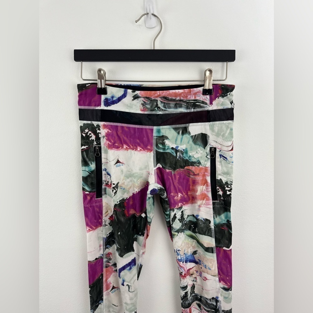 LULULEMON Inspire Tight II Full-On Luxtreme (Mesh) Pigment Wave Multi / Black. - Picture 4 of 10